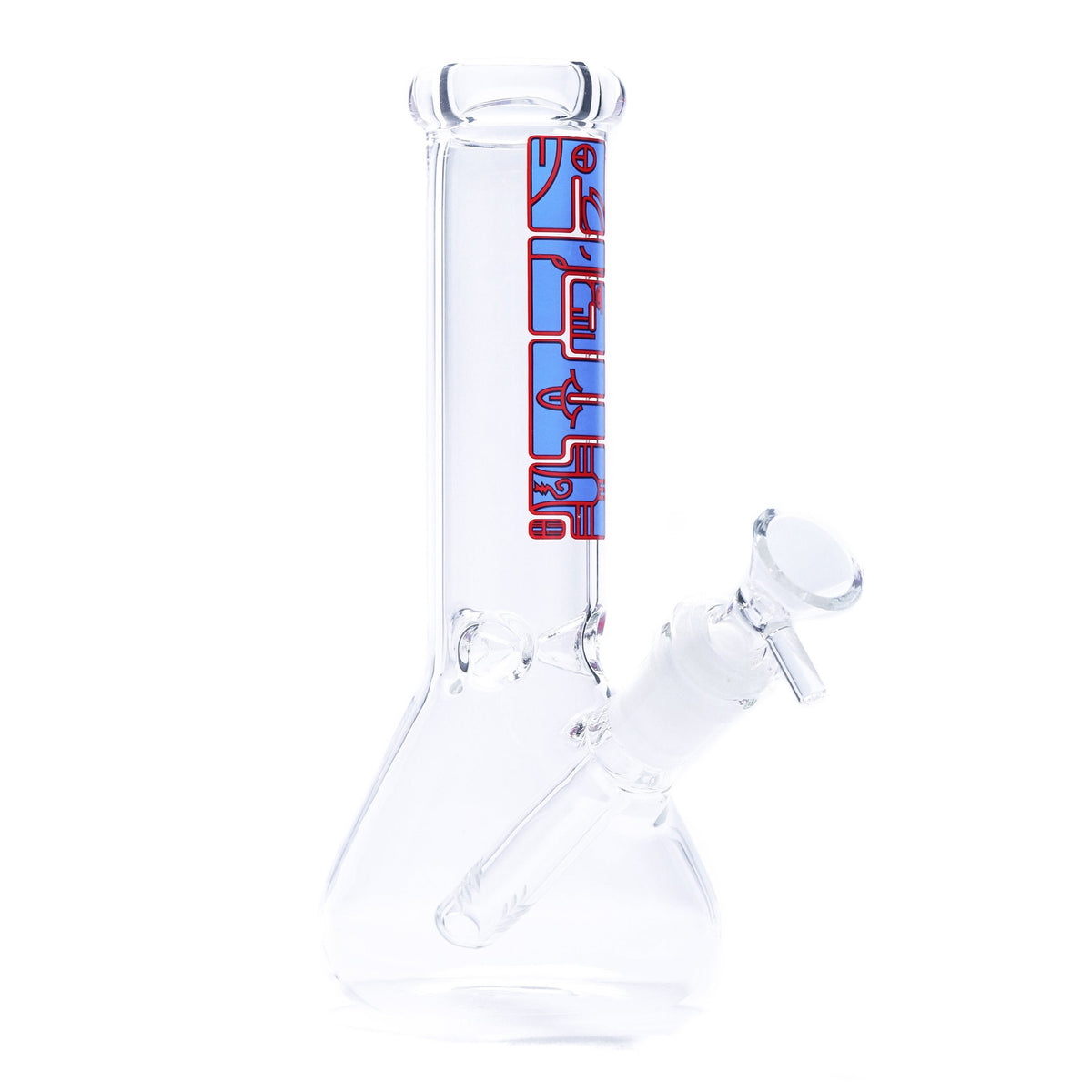 Clout 8" Micro Beaker in Blue & Red