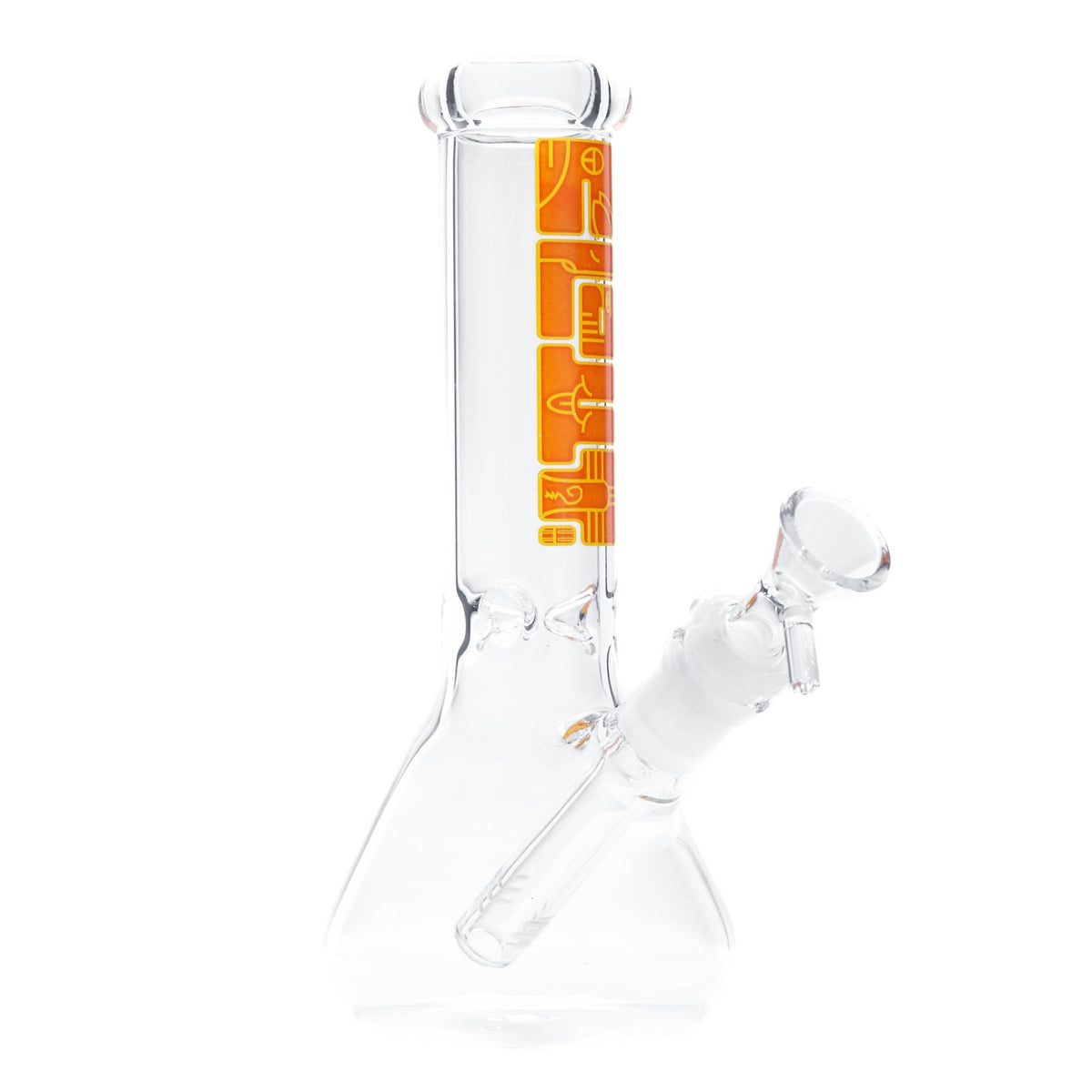 Clout 8" Micro Beaker in Orange & Yellow