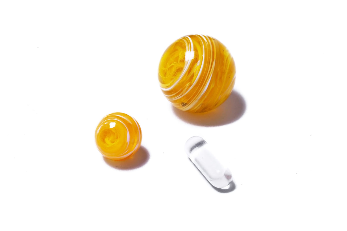 Yellow Honey Marble Set