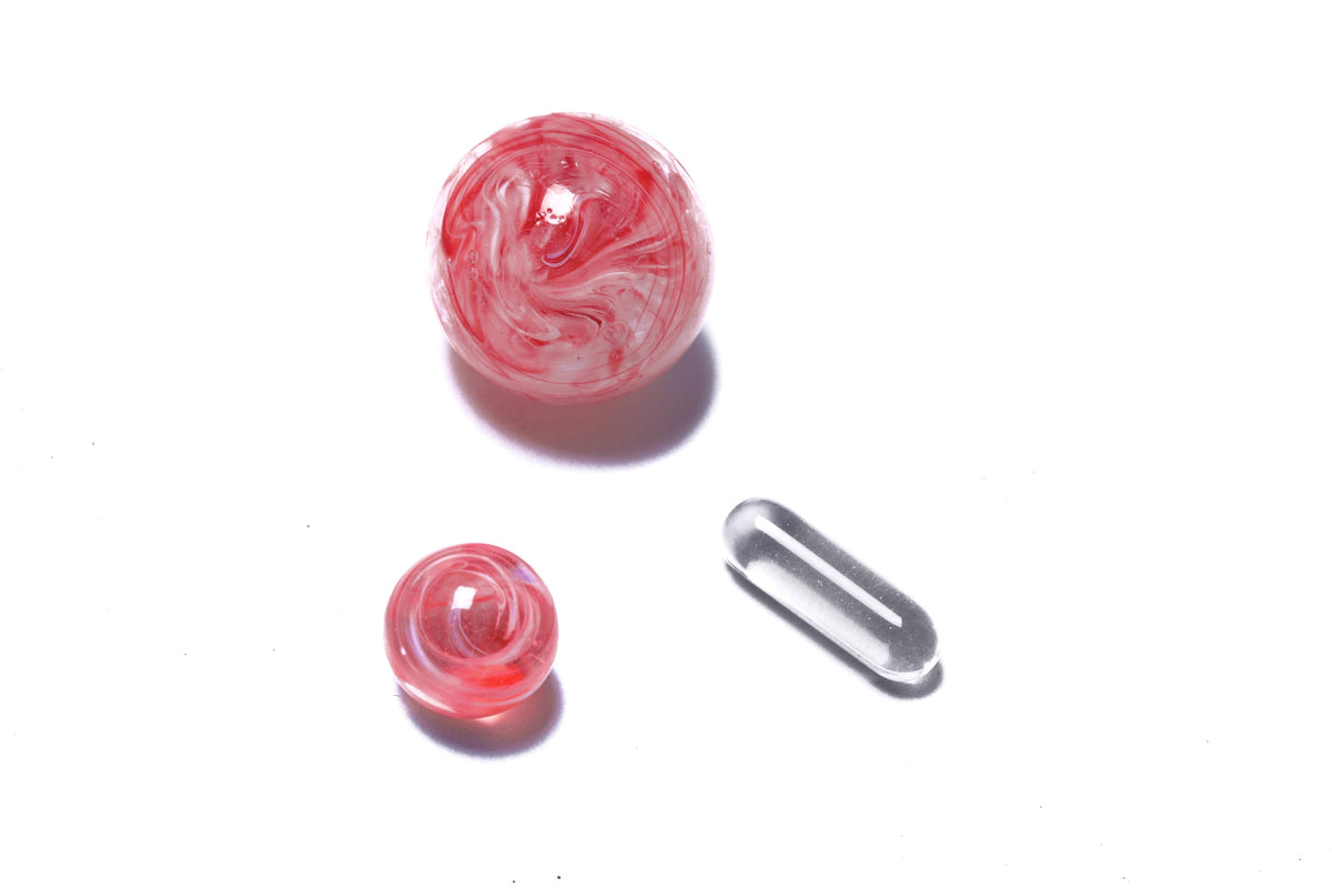 Cardinal Red Marble Set