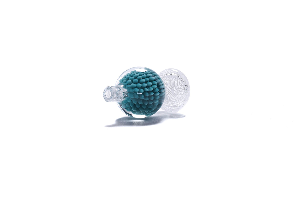 Turquoise Bubble Carb Cap